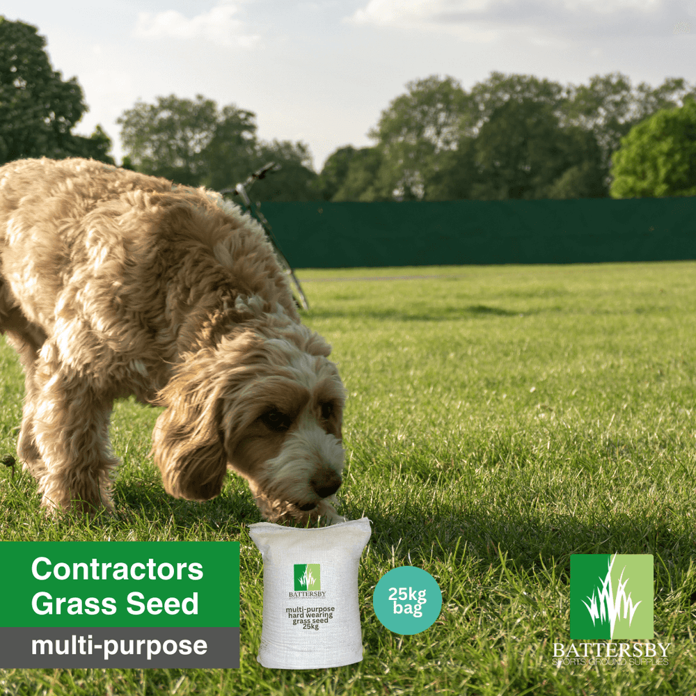 Battersby Contractors multi-purpose hard wearing Green Grass Seed - 25kg