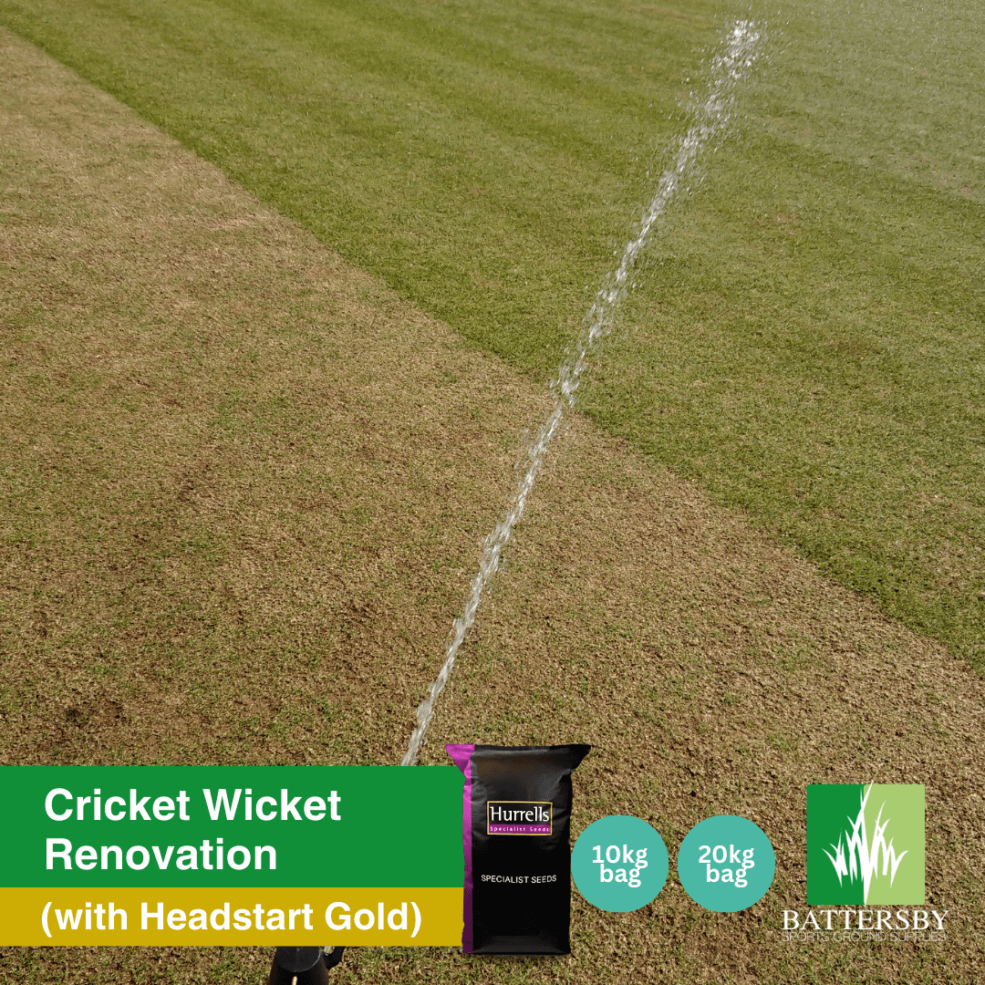 
                  
                    Cricket Wicket Renovation  Grass Seed with Headstart Gold
                  
                