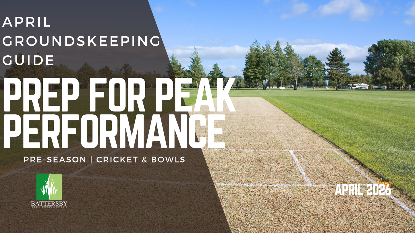 🏏 April Groundskeeping Guide — Prep Your Cricket and Bowling Greens for Peak Performance