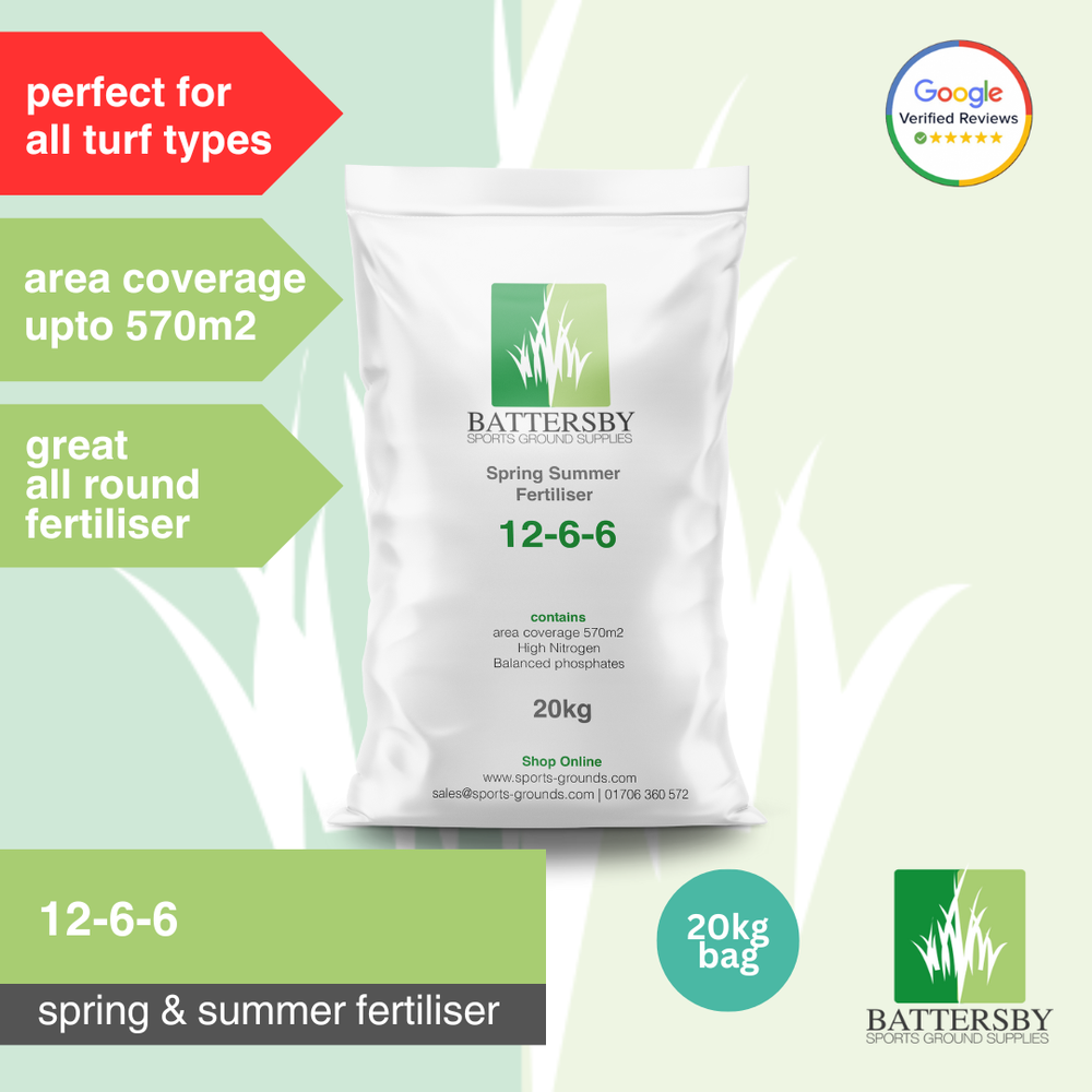Battersby Spring & Summer Outfield Fertiliser: 12-6-6 - 20kg