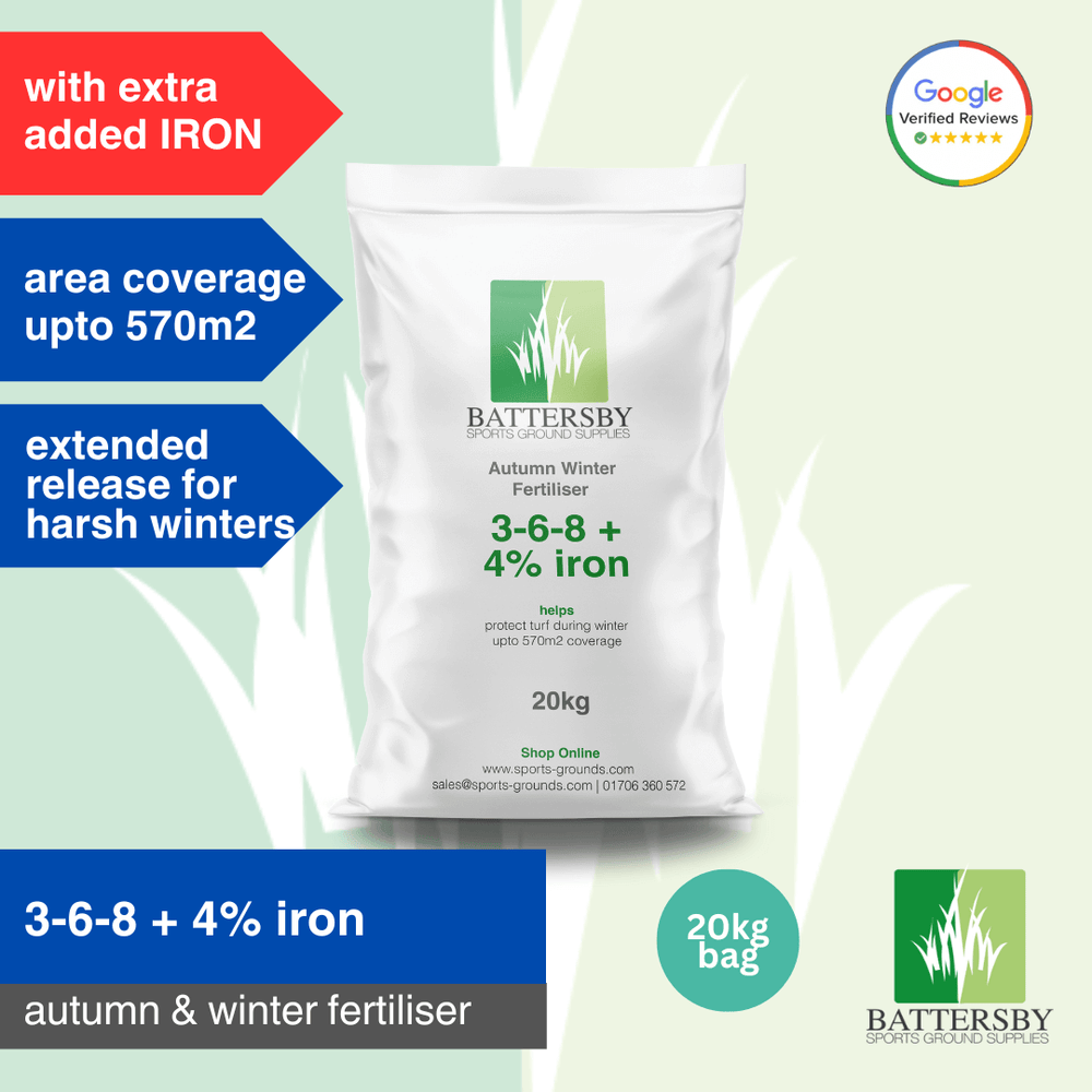 Battersby Autumn & Winter Fertiliser: 3-6-8+4%Fe - 20kg