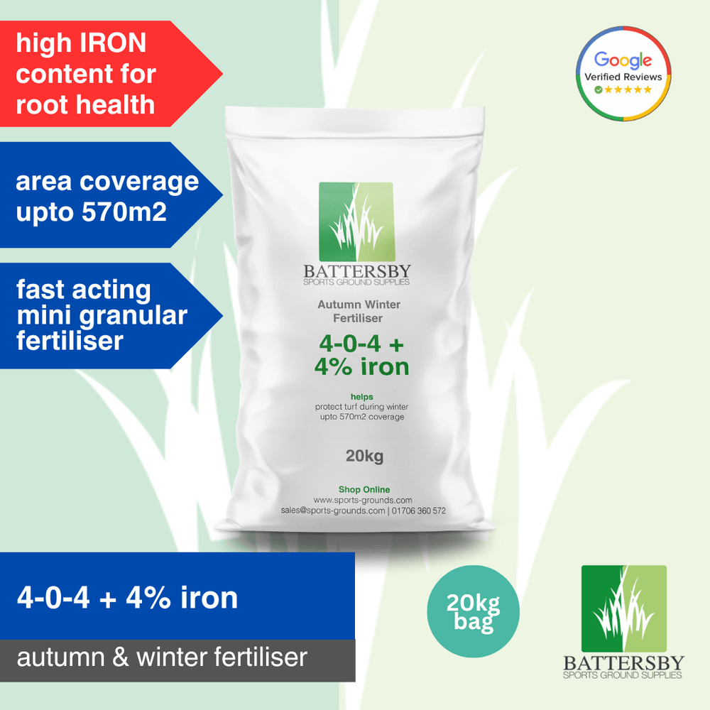 Battersby Autumn & Winter Fertiliser: 4-0-4+4%Fe - Mini Granular - 20kg