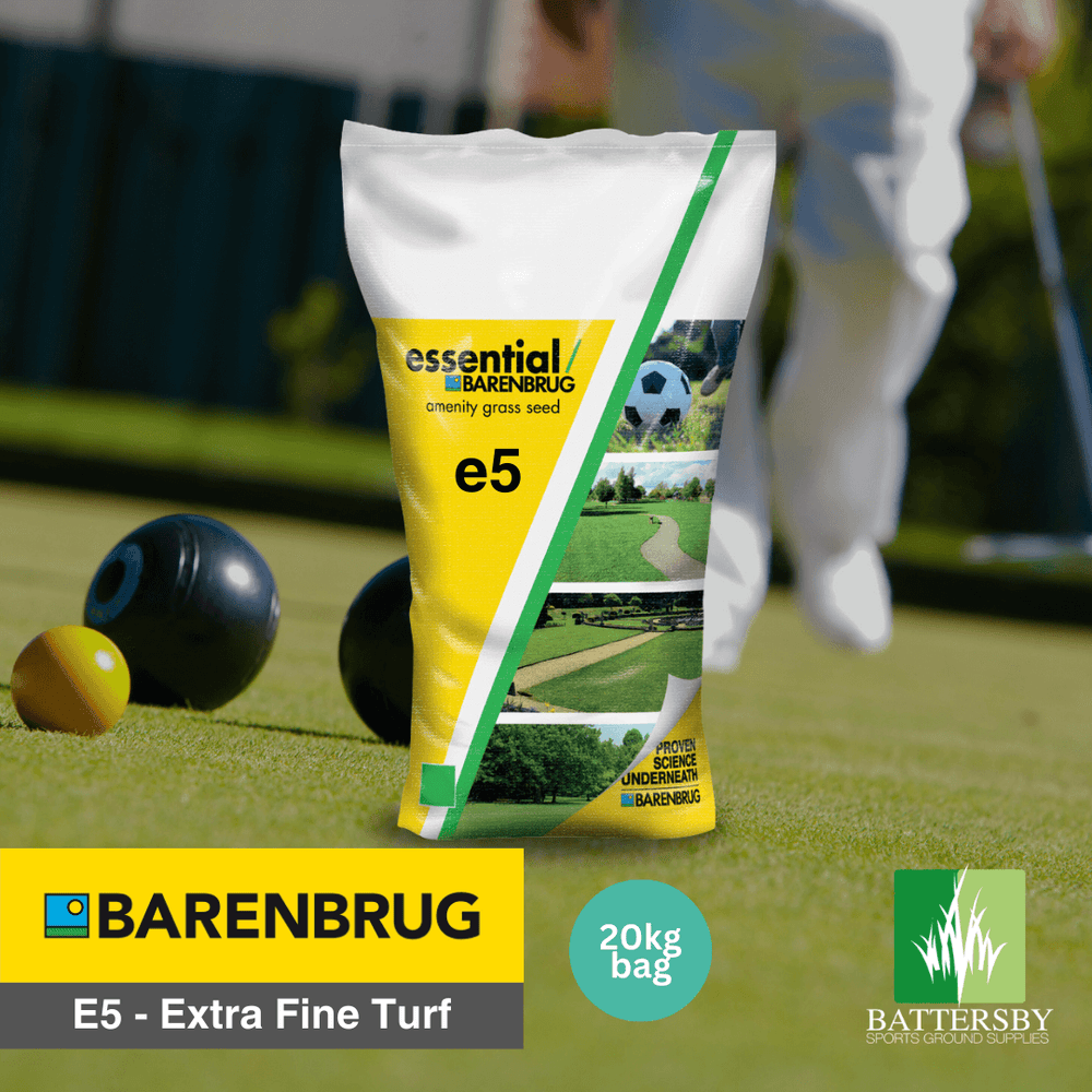 
                  
                    Barenbrug Essential E5 Extra Fine Turf, Bowling Green Grass Seed & Golf Green Grass Seed
                  
                