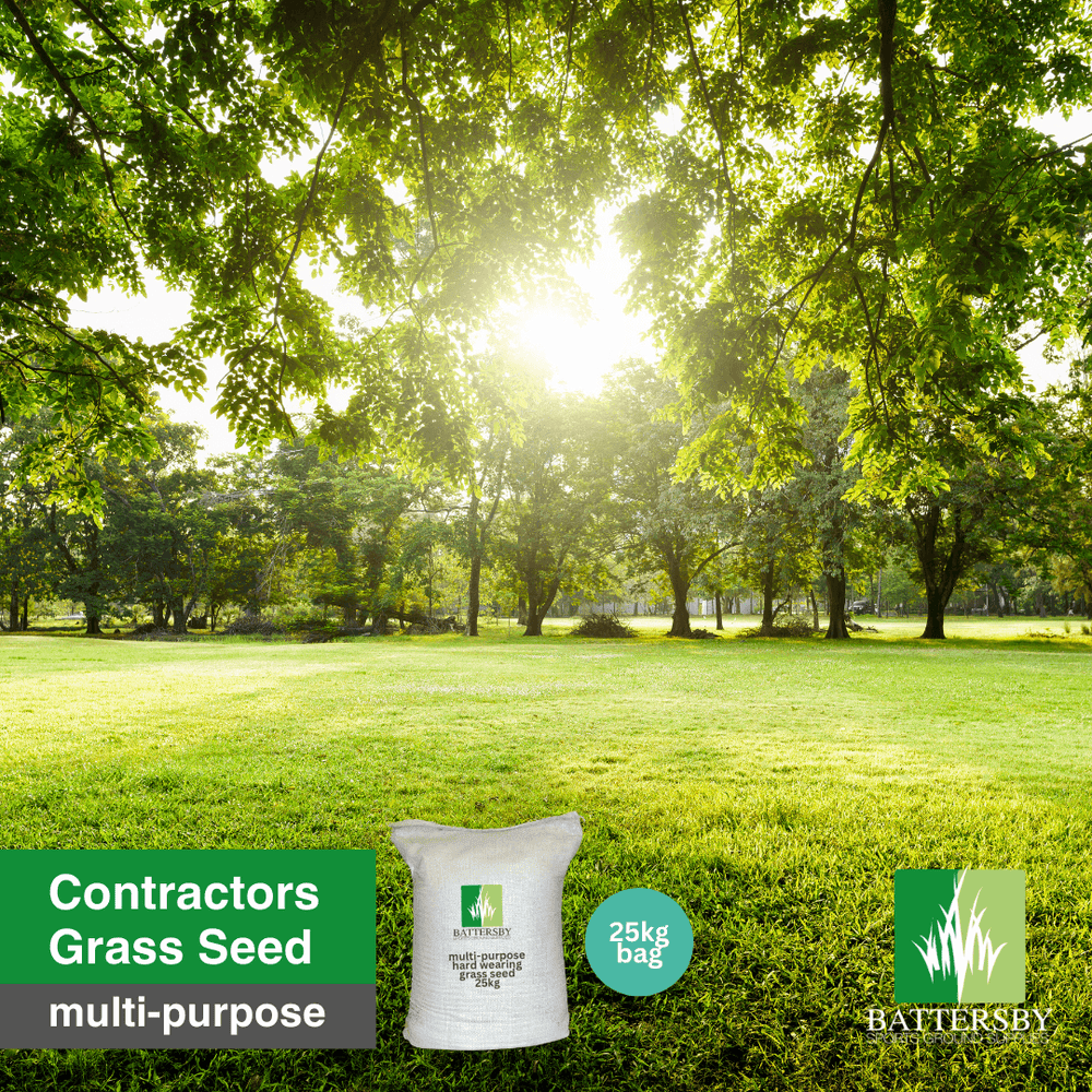 
                  
                    Battersby Contractors multi-purpose hard wearing Green Grass Seed - 25kg
                  
                