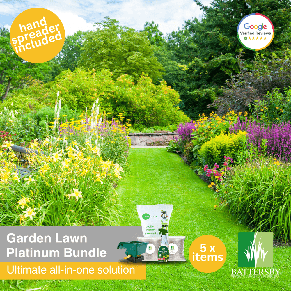 Garden Lawn Platinum Bundle - Home Garden Lawn Pack inc. Hand Held Spreader