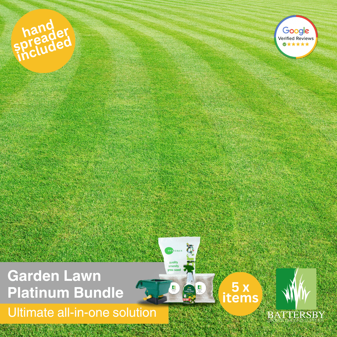 Garden Lawn Platinum Bundle - Home Garden Lawn Pack inc. Hand Held Spreader