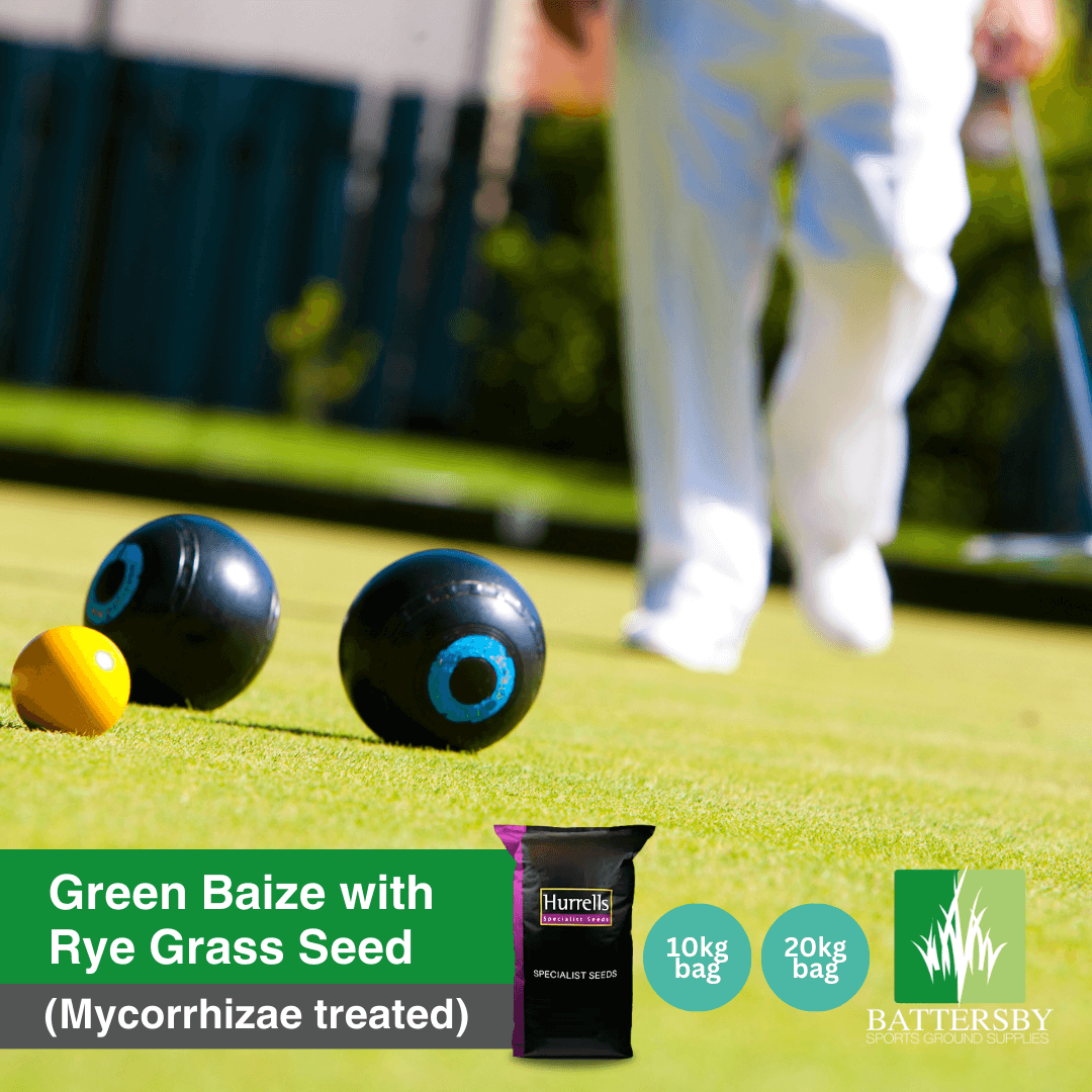 Battersby Hurrells Green Baize with Rye Grass Seed