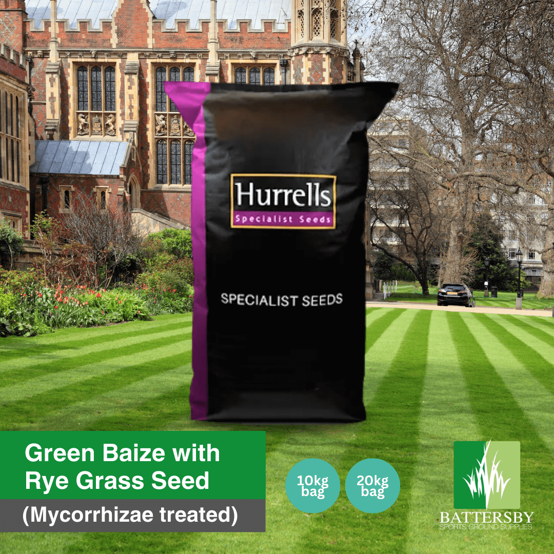 Battersby Hurrells Green Baize with Rye Grass Seed