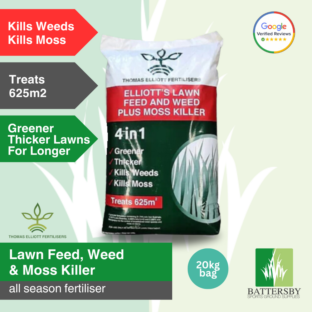 Thomas Elliott Lawn Feed, Weed and Mosskiller - 20kg