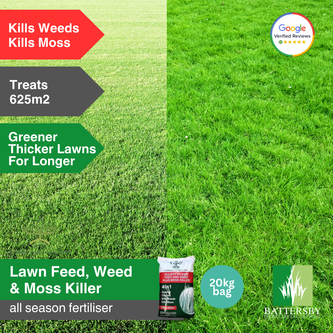 Thomas Elliott Lawn Feed, Weed and Mosskiller - 20kg