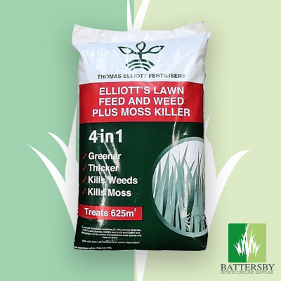 Thomas Elliott Fertiliser: Feed/Weed/Mosskill:10-2-1.7+8%Fe